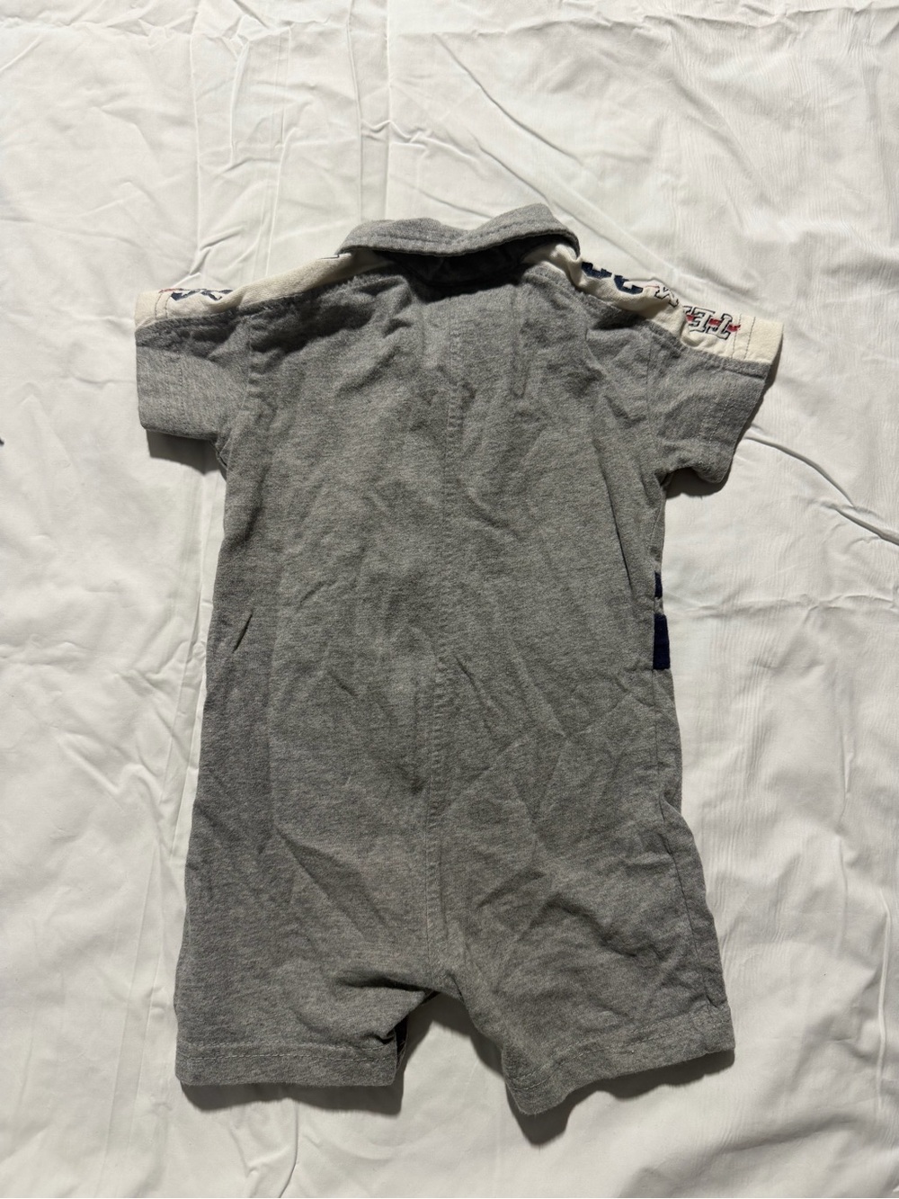 Baby Boy Romper Bundle | Ralph Lauren Plaid Romper 6M + Cherokee Polo Romper 9M - Picture 7 of 8